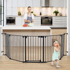COMOMY 127.8" Extra Wide Baby Gate, Dog Gate by COMOMY