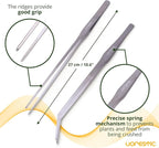 VORESTIC 4Pcs Aquascaping Tools, Stainless Steel Aquarium Tweezers, Scissors - Image 4