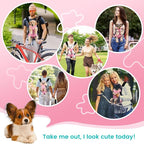 Dog Backpack Carrier, Thick Straps & Cushion, Pet Sling Front Backpacks - Image 8