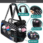 PetAmi Small Dog Purse Carrier, Soft-Sided Pet Carrier Bag - Image 4