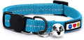 Pawtitas Recycled Teal Reflective Cat Collar – Eco-Friendly Breakaway Safety by Pawtitas