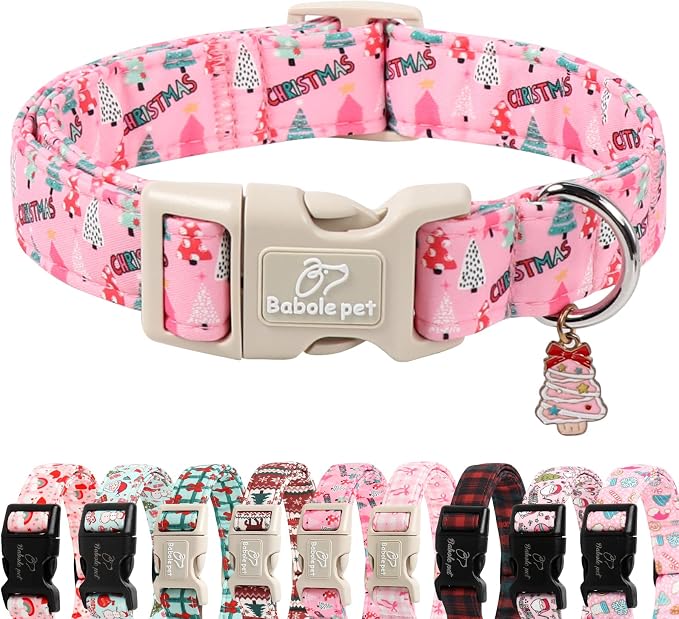 Christmas Dog Collar for Giant Large Dogs by Babolepet