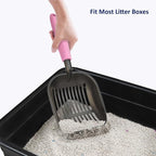 WePet Cat Litter Scoop, Non-Stick Plated Aluminum Alloy Sifter, Kitty Durable - Image 7