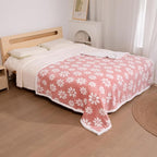 Waterproof Blanket for Dog Cat or Adult, Cute 3D Textured Flower Dog Blanket - Image 6