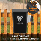 Dog Poop Trash Can Outside, 3.1 Gallon Dog Waste Trash Can - Image 3