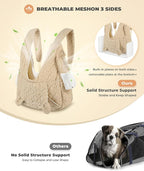 Pet Carrier Backpack, Adjustable Pet Front Cat Dog Carrier Backpack Travel Bag - Image 4