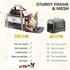 Lekereise Top-Expandable Pet Carrier 17x11x9.5 Inch Alaska Hawaiian Airline - Image 8