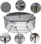 PETIME Foldable Metal Dog Exercise Pen/Pet Puppy Playpen Kennels Yard Fence - Image 2