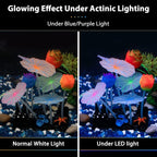 Uniclife Glowing Effect Lotus Ornament Silicone Decor Aquarium Decoration - Image 3