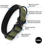 Plutus Pet Tactical Dog Collar, Reflective, Adjustable Heavy Duty Dog Collar - Image 3