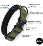 Plutus Pet Tactical Dog Collar, Reflective, Adjustable Heavy Duty Dog Collar - Image 3