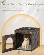 Cat Litter Box Enclosure Furniture, Hidden Litter Box - Image 7