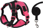 Cat Harness and Leash Set for Walking – Escape-Proof Reflective Vest for Cats by Muejjur
