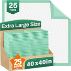 Disposable Bed Pads 40"X40" Extra Large Pee Pads by MILDPLUS