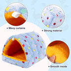 2 Pack Bird Nest House, Hanging Hammock Fluffy Parrots Bird Bed - Image 3