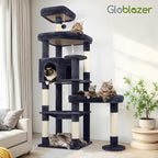 Globlazer Extra Large Platform Cat Tree, 65in Sturdy Cat Scratching Tree - Image 8
