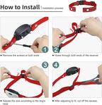 Collar Replacement Strap, Reflective Replacement Nylon Collar Strap Dog GPS - Image 6