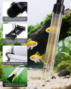 Gravel Vacuum for Aquarium, Fish Tank Cleaner Kit, Mini Manual Fishtank Vacuum - Image 6