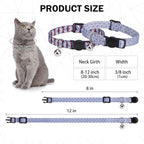Breakaway Cat Collar with Bell & Cute Pendant, 2 Pack Kitten Collars with - Image 2