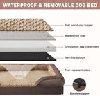INVENHO Orthopedic Medium Dog Dogs, Egg-Crate Foam Dog Couch - Image 4