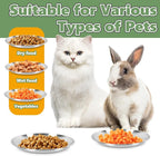 4-Pack Stainless Steel Cat Food Bowls, Shallow Whisker-Friendly Non-Slip - Image 7