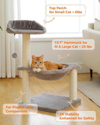 Cat Tree 28", Cat Scratching Post - Image 2