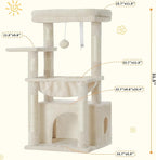 Heybly Cat Tree, Kitten Tower - Image 6