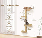 Cat Wall Shelves & Climber for Kittens – 4-Level Wall Mounted Cat Tree - Image 2