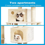 Hey-brother Large Multi-Level Cat Tree Condo Furniture - Image 5