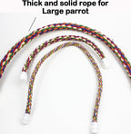 2pcs 48inch Parrot Rope Perches, Bendable Climbing Standing Chew Cage Toys - Image 6