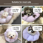 Cat Cone Collar, Cute Waterproof Cat Recovery Collar, Anti-Bite Lick Wound - Image 6