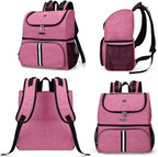 BAGLHER Pet Travel Bag, Double-Layer Pet Supplies Backpack, Pet Travel Backpack - Image 2