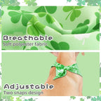 PAWCHIE St. Patrick's Day Dog Bandanas 4 Pack, Reversible Dog Party Triangle - Image 5