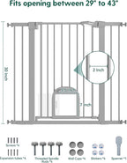 Babelio 36" Tall Upgraded Baby Gate - Image 7