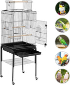 Yaheetech Open Top Rolling Parrot Bird Cage - Image 9