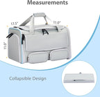 Cat, Dog Carrier for Pets up to 15 lbs, Soft-Sided Collapsible Pet Carrier - Image 8
