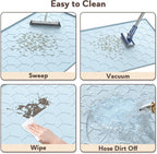 Silicone Cat Litter Trapping Mat, Large Waterproof 34" X 22" Cat Litter Box Mat - Image 5