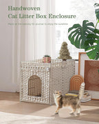 Cat Litter Box Enclosure Furniture, Hidden Litter Box - Image 6