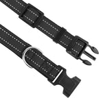 Reflective Dog Collar, Adjustable Soft Neoprene Padded Nylon Pet Collars - Image 3