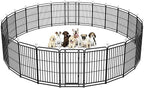 Heavy Duty Dog Playpen: 24 Steel Panels 47" Height, Square Steel Pipe by Committedtobetterpetlife
