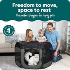 FurHaven Portable Pet Playpen for Dogs & Cats, Foldable Indoor Kitten Playpen - Image 2