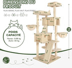 MUTICOR 66 Inches Multi-Level Large Cat Tree Tower - Image 7