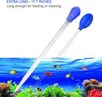 17.7inch Aquarium Siphon/Fish Feeder/Tank Cleaner/Coral Feeding Tube/Water - Image 2