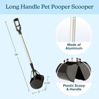Long‑Handle Pet Pooper Scooper for Dogs & Cats - Image 2