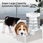 RIZZARI Stainless Steel Pet Water Feeder: 8L Gravity Waterer, Leak-Proof - Image 5