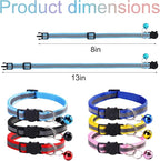 12 Pcs Reflective Breakaway Cat Collars - Image 2