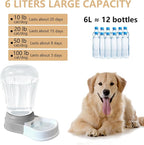 1.6 Gallon Automatic Dog Water Dispenser, Large Capacity Gravity Pet Water Bowl - Image 2