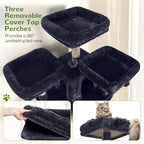 Globlazer Cat Trees and Towers for Multiple Adult Cats, 82-inch XXL Tall Cat - Image 3