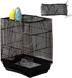 Bird Cage Cover, Parakeet Cage Acessories Adjustable Seed Catcher Birdcage Seed by UlifeBetter