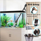 Carefree Fish Aquarium Gravel Cleaner 6Ft Hose Fish Tank Water Changer Gravel - Image 3